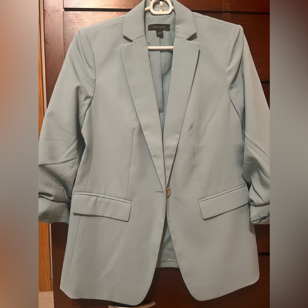 Elegant Women's Blazer in Light Blue